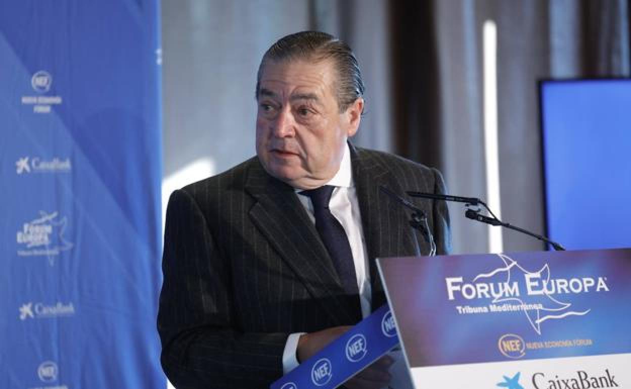 Vicente Boluda, durante un acto en el Forum Europa. 