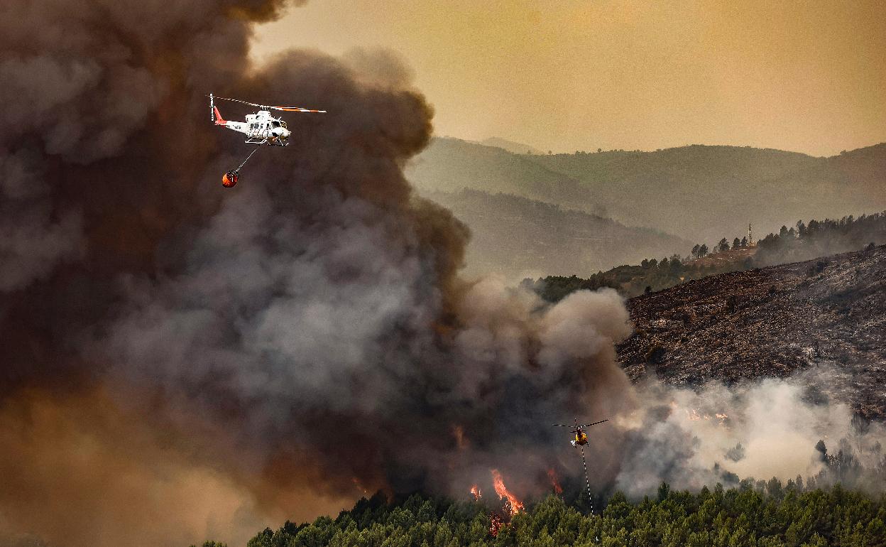 Incendio de Bejís del pasado verano. 