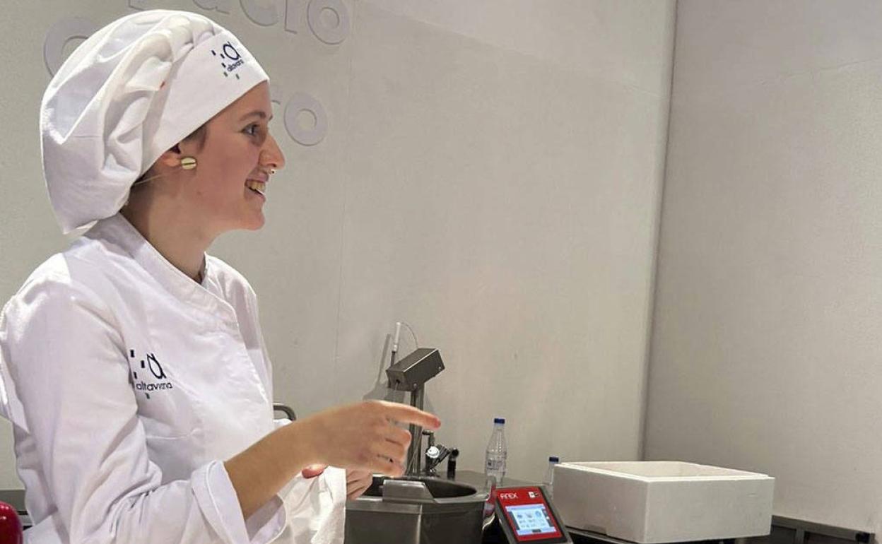 Olga Vázquez, finalista del XI Premio Promesas de la Alta Cocina de Le Cordon Bleu. 