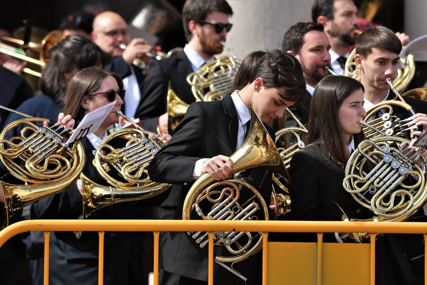 Fotos: Primera mascletà de las Fallas 2023