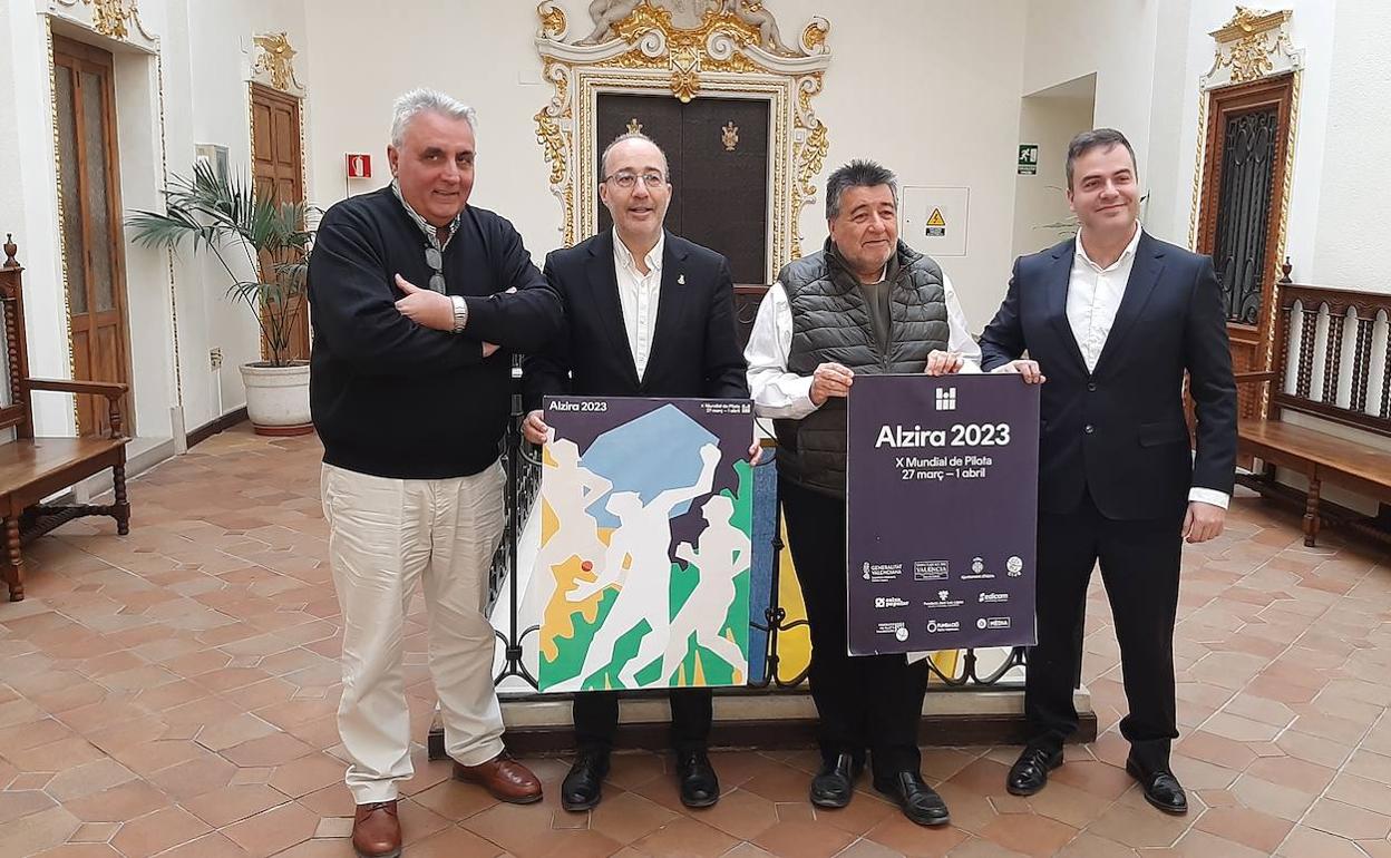 Presentación del Mundial de Pilota en Alzira. 