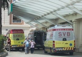 Entrada del Servicio de Urgencias del Hospital General de Valencia.