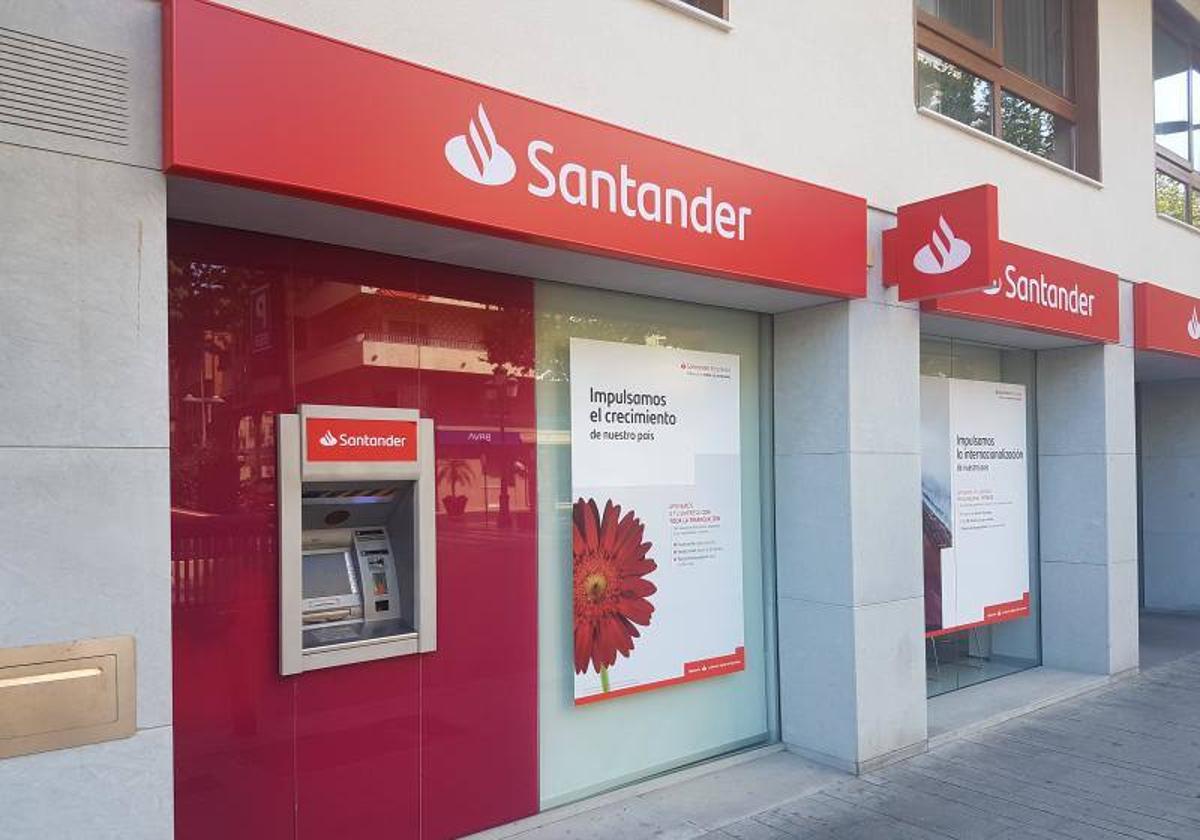 Oficina del banco Santander.