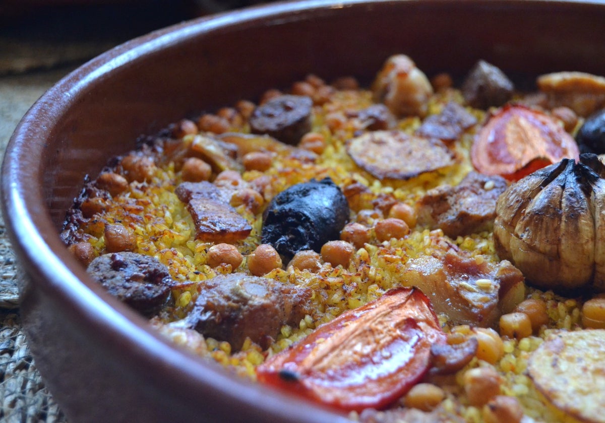 Arroz al horno.