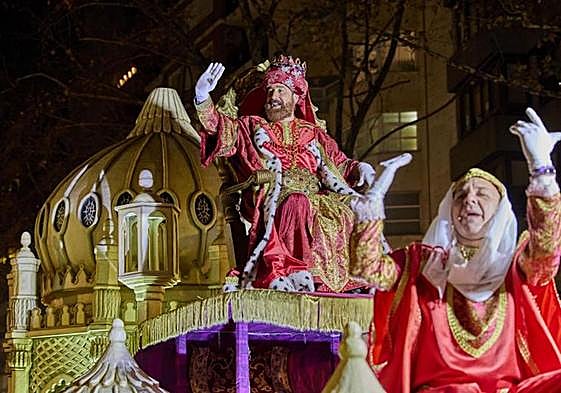 Cabalgata de Reyes de Valencia de 2023.