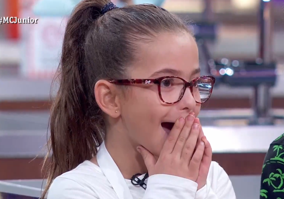 Loreto durante la semifinal de 'MasterChef Junior 10'