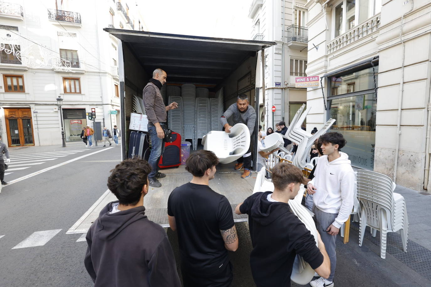 Fotos de los preparativos para la Cabalgata de Reyes de Valencia 2024