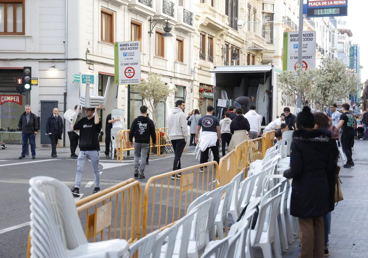 Fotos de los preparativos para la Cabalgata de Reyes de Valencia 2024