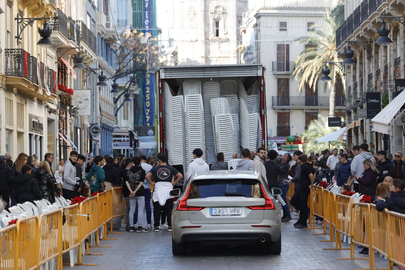 Fotos de los preparativos para la Cabalgata de Reyes de Valencia 2024