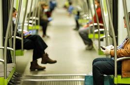 Metro en Valencia.