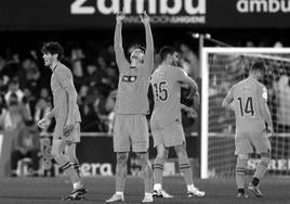 Canós celebra el gol.