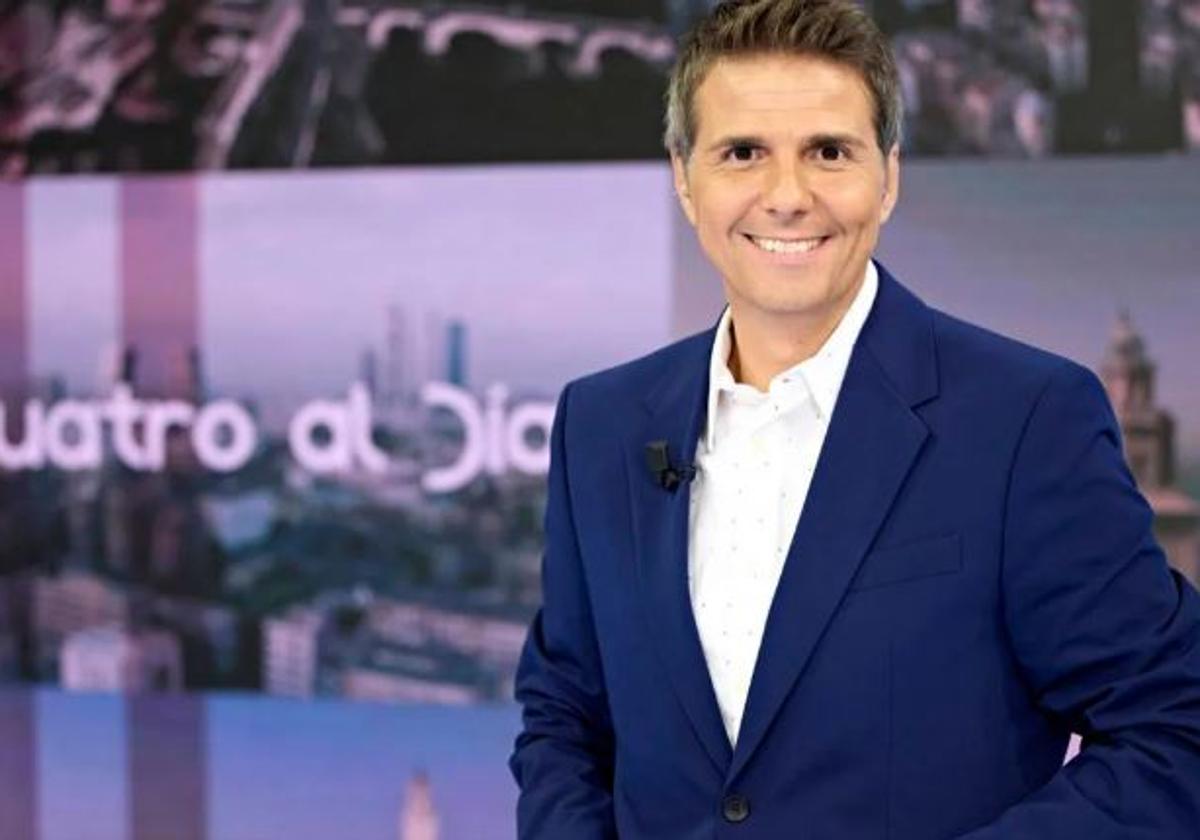 Fernando Díaz de la Guardia, presentador de 'Cuatro al día'.