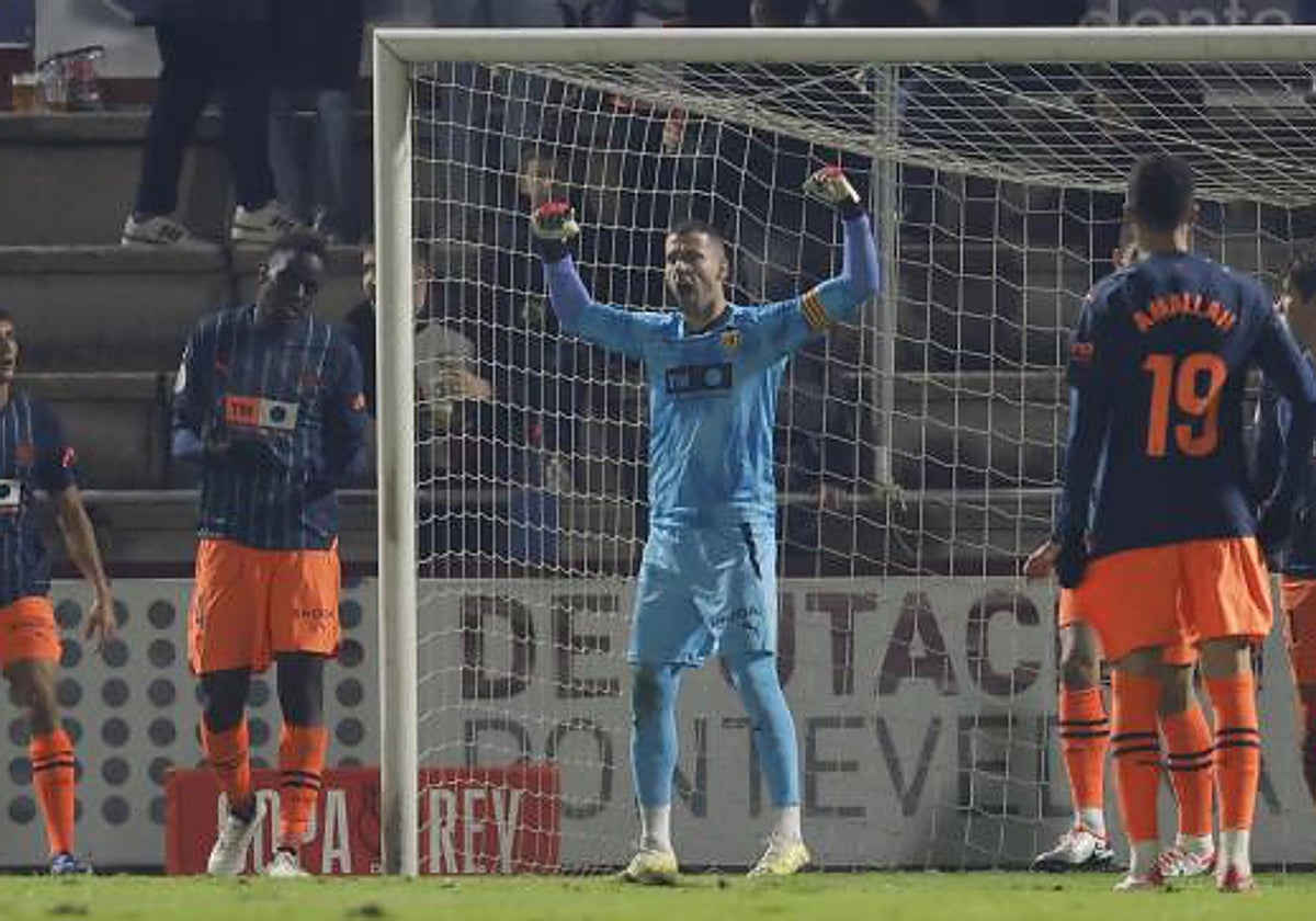 Jaume celebra una de sus intervenciones durante esta Copa del Rey.