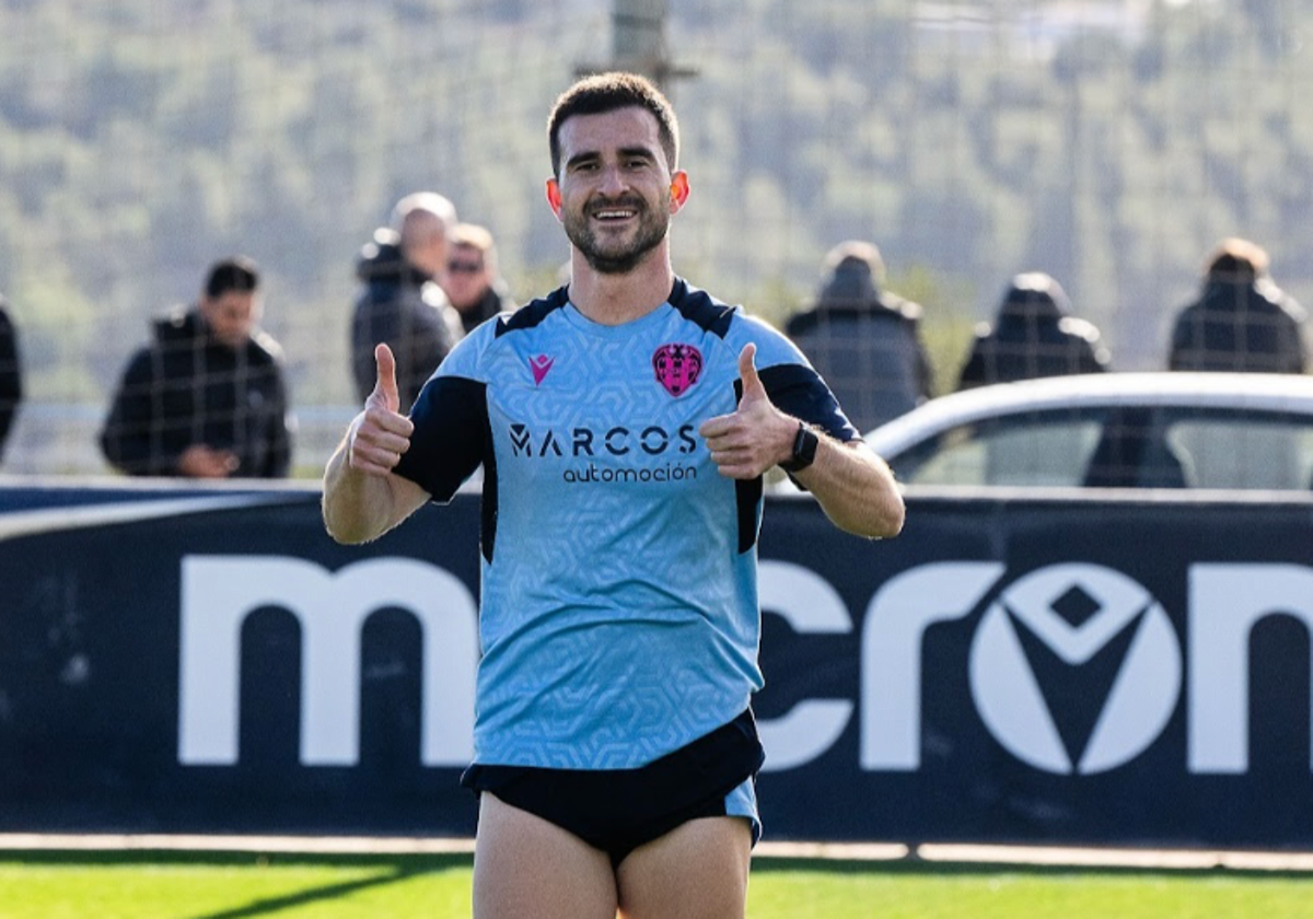 Sergio Postigo feliz tras su vuelta a los entrenamientos