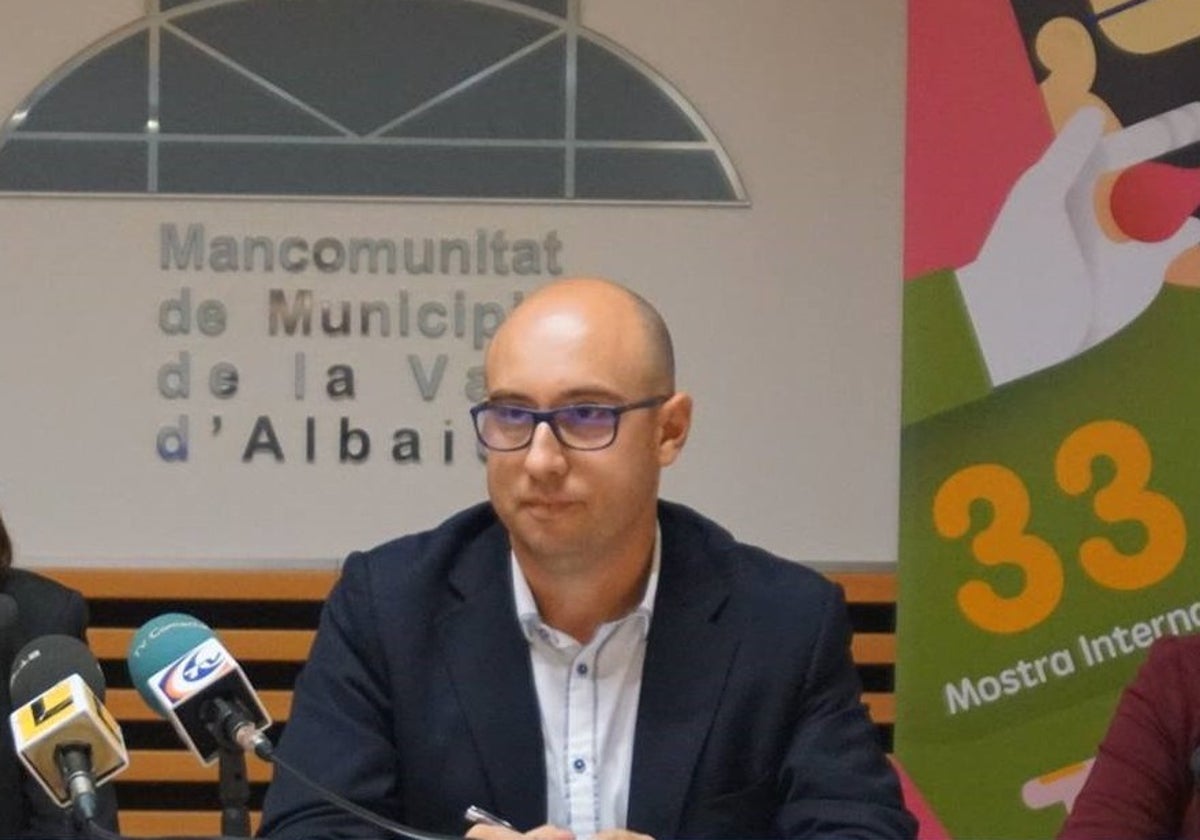 El secretario general del PSPV de la Vall d'Albaida, Fede Vidal.