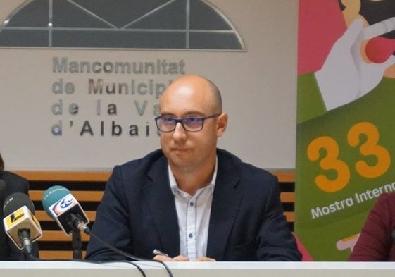 El secretario general del PSPV de la Vall d'Albaida, Fede Vidal.