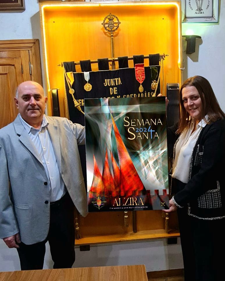 Imagen secundaria 2 - Alzira y Sueca presentan los carteles de su Semana Santa