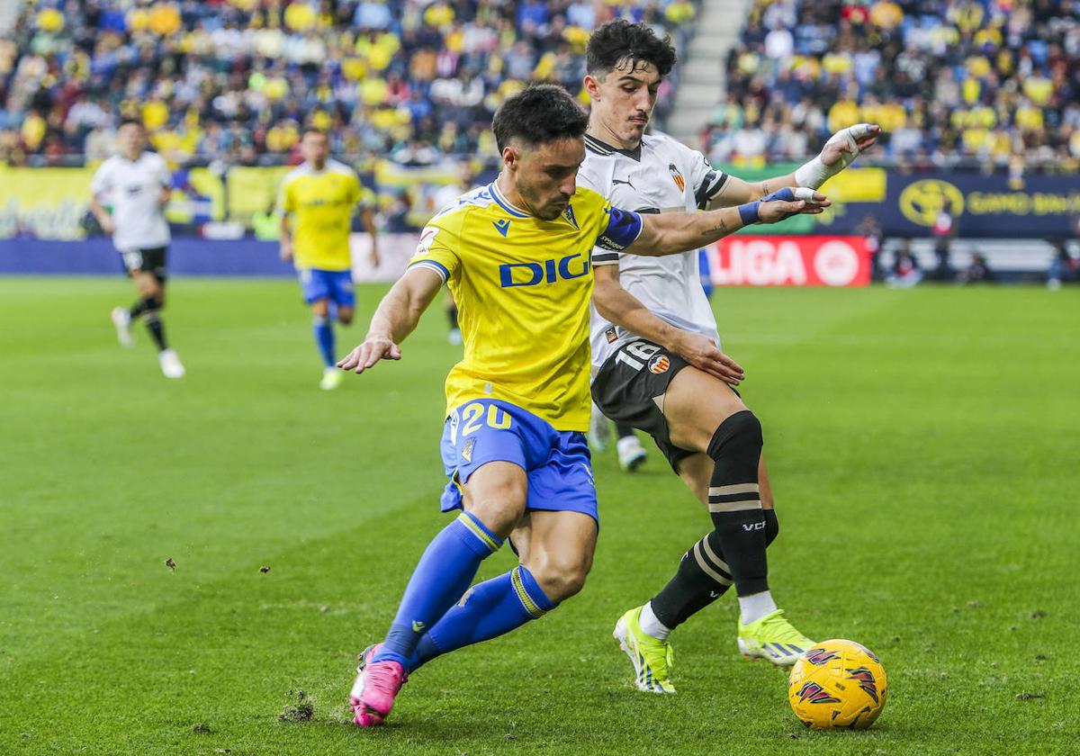 Diego López, ante el Cádiz.