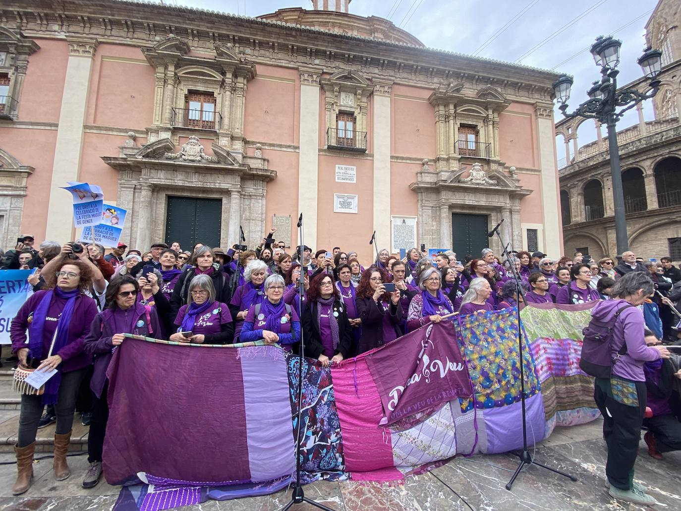 Manifestación de las Magas republicanas en Valencia