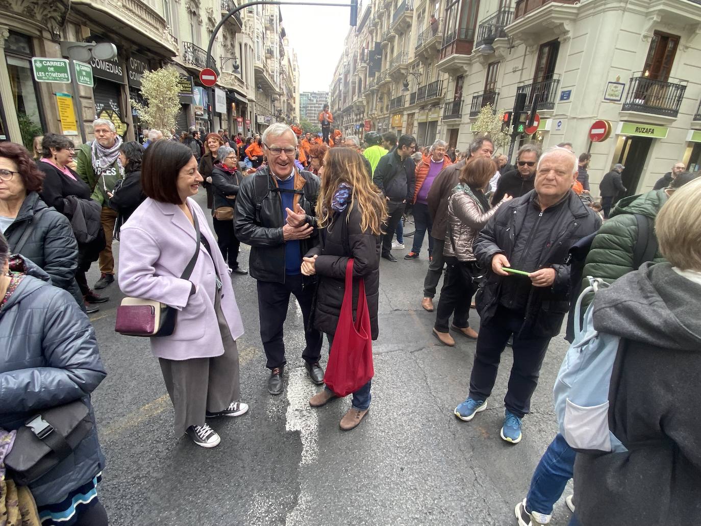 Manifestación de las Magas republicanas en Valencia