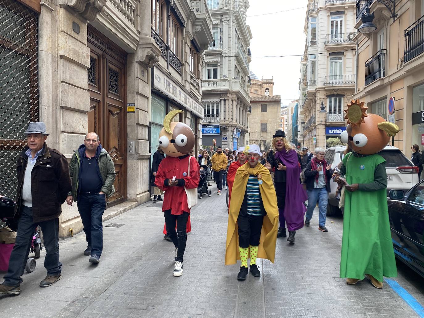 Manifestación de las Magas republicanas en Valencia