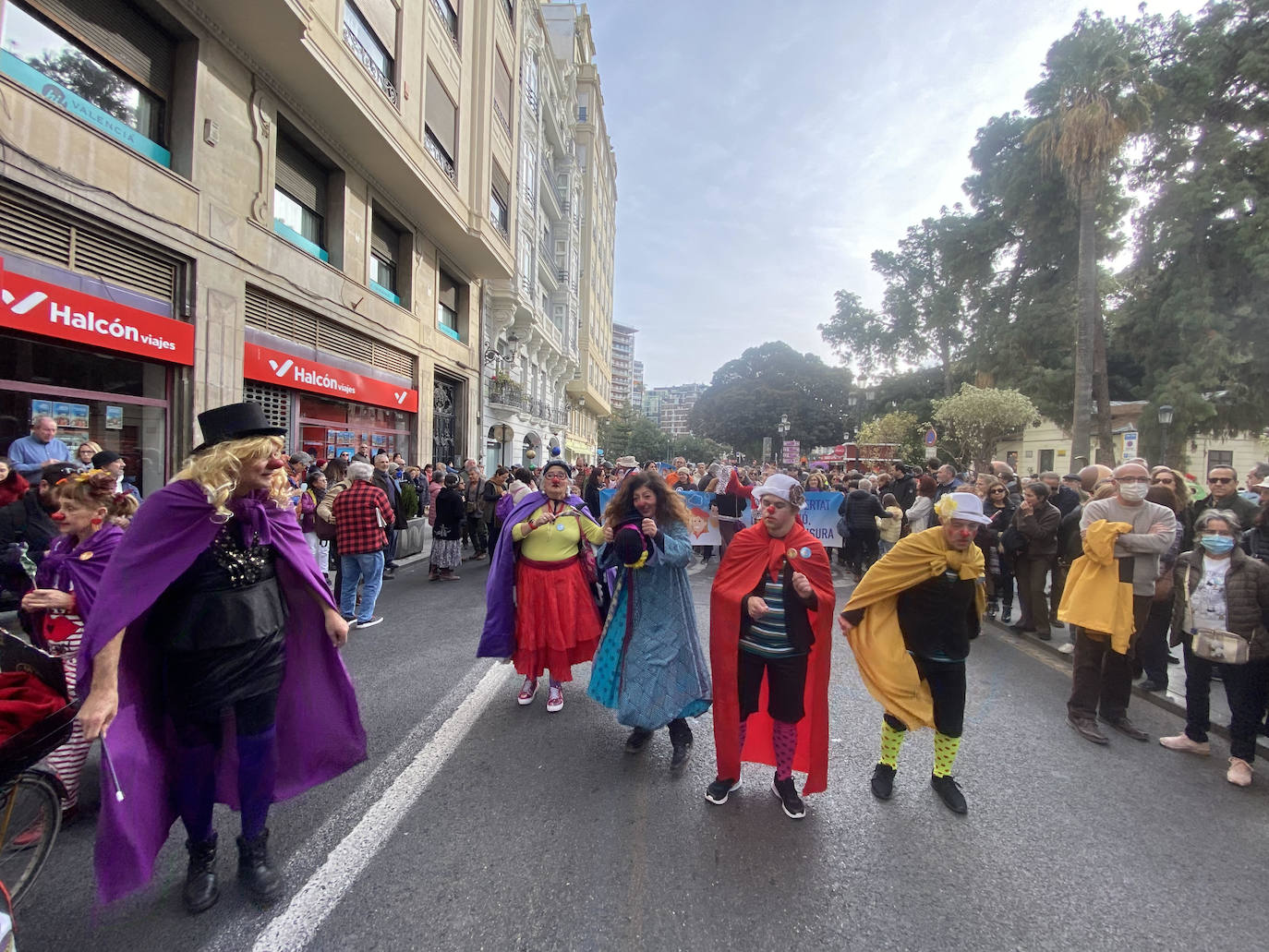 Manifestación de las Magas republicanas en Valencia