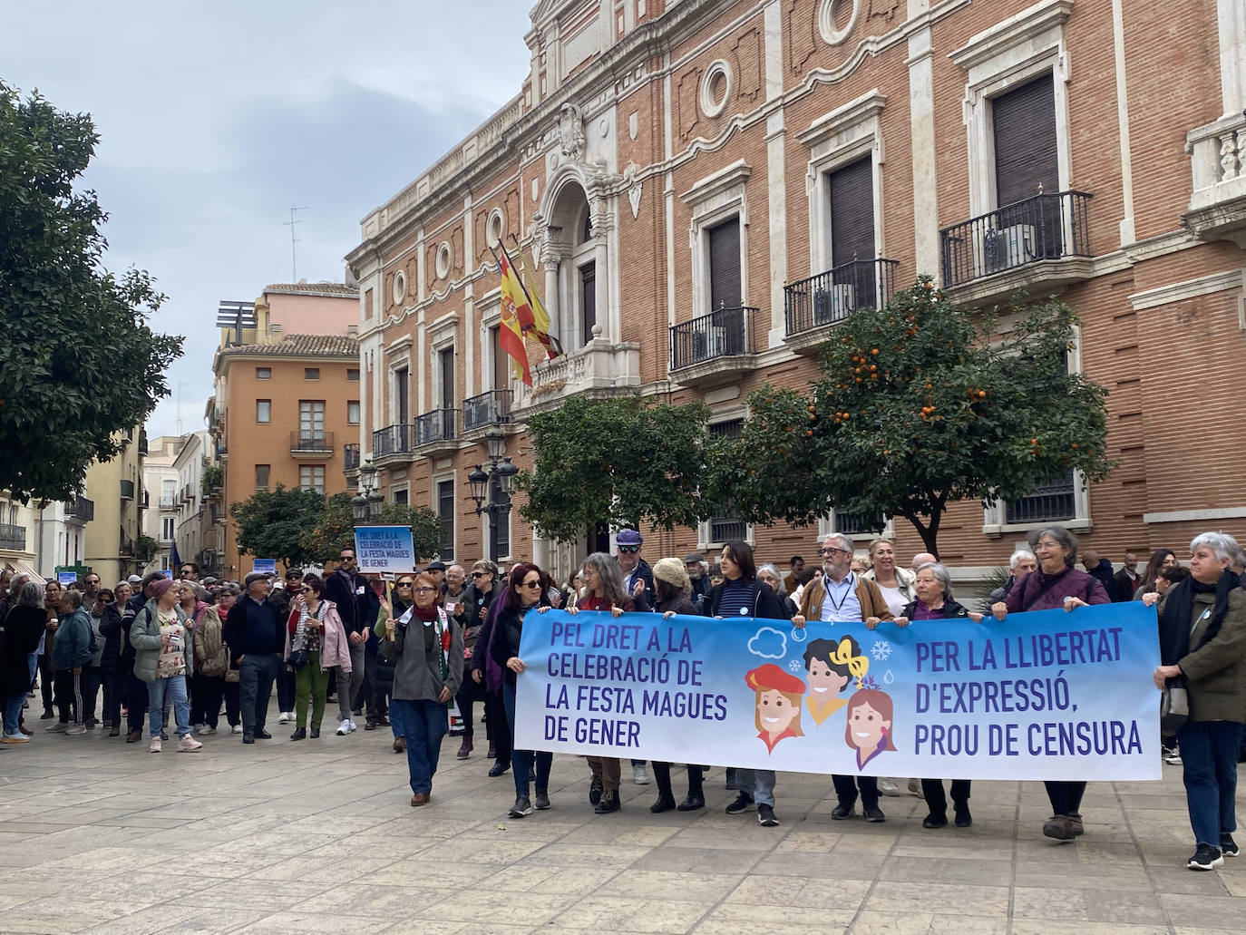 Manifestación de las Magas republicanas en Valencia