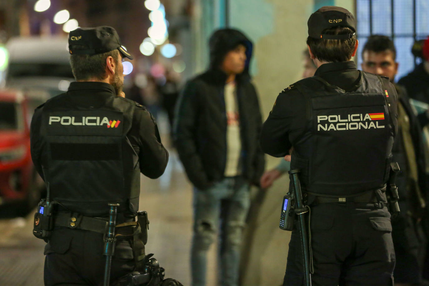 Redada contra la delincuencia en el barrio de Orriols de Valencia