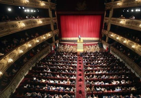 Interior del teatro Principal de Valencia.