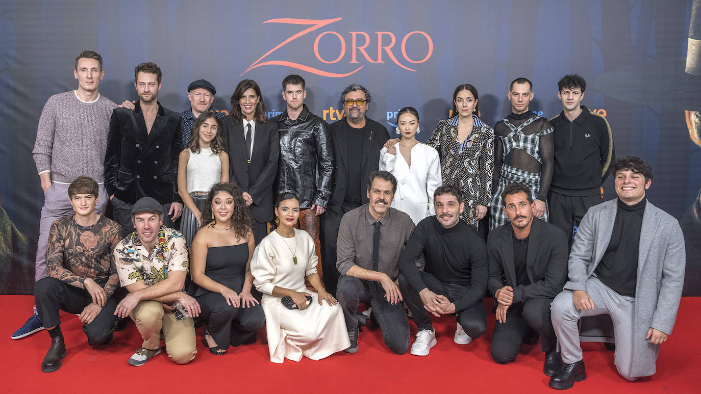 Photocall de Zorro, la serie estrella de TVE