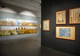 La muestra presenta la pasión que por Valencia tenía el artista Vicente Gómez García.
