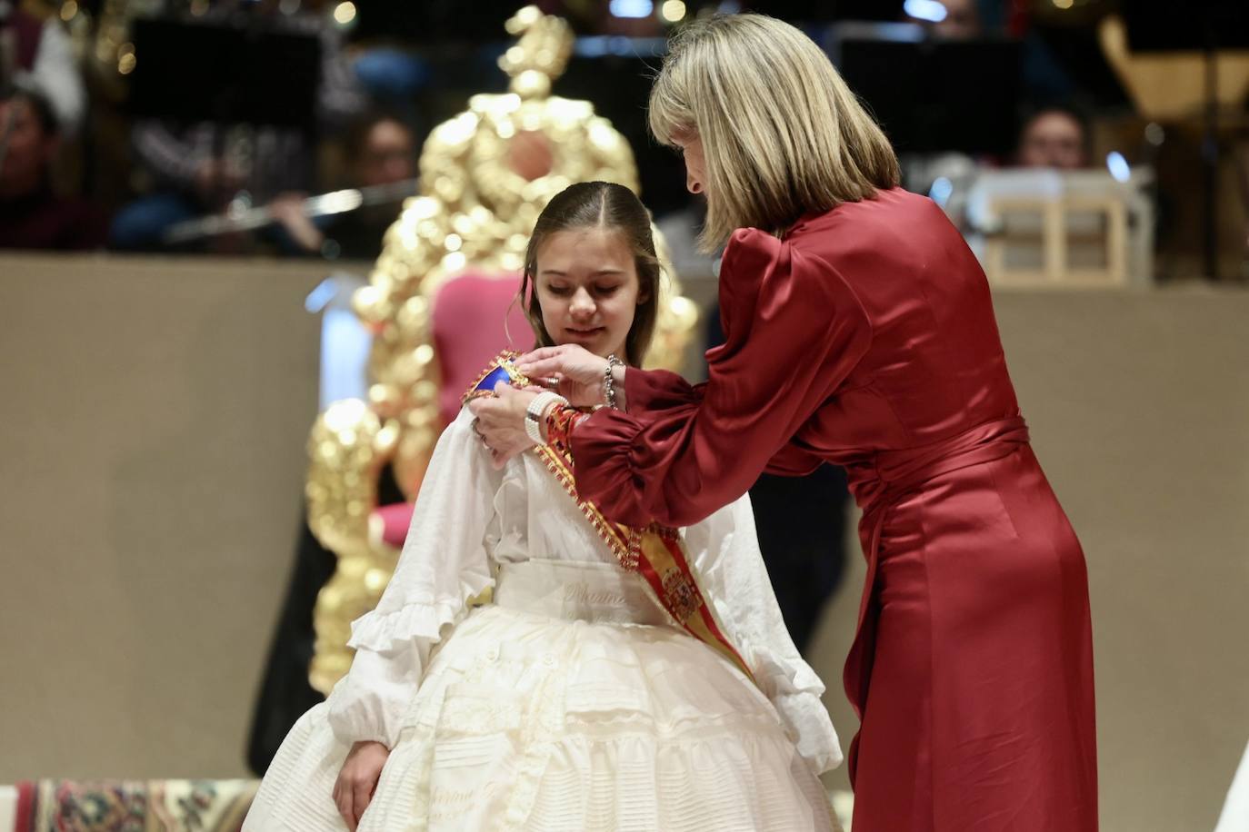 Ensayo de la exaltación de las falleras mayores de Valencia