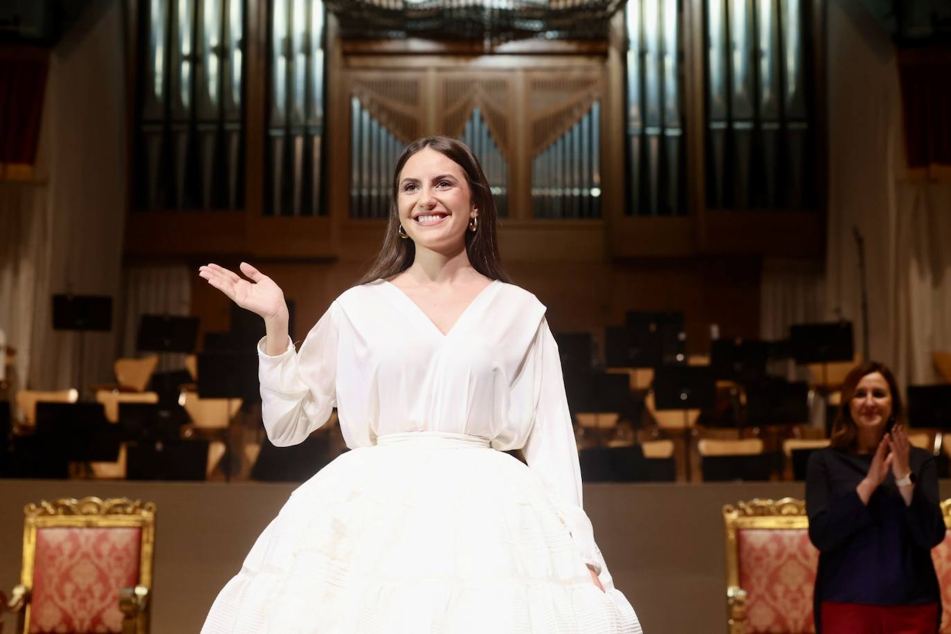 Ensayo de la exaltación de las falleras mayores de Valencia