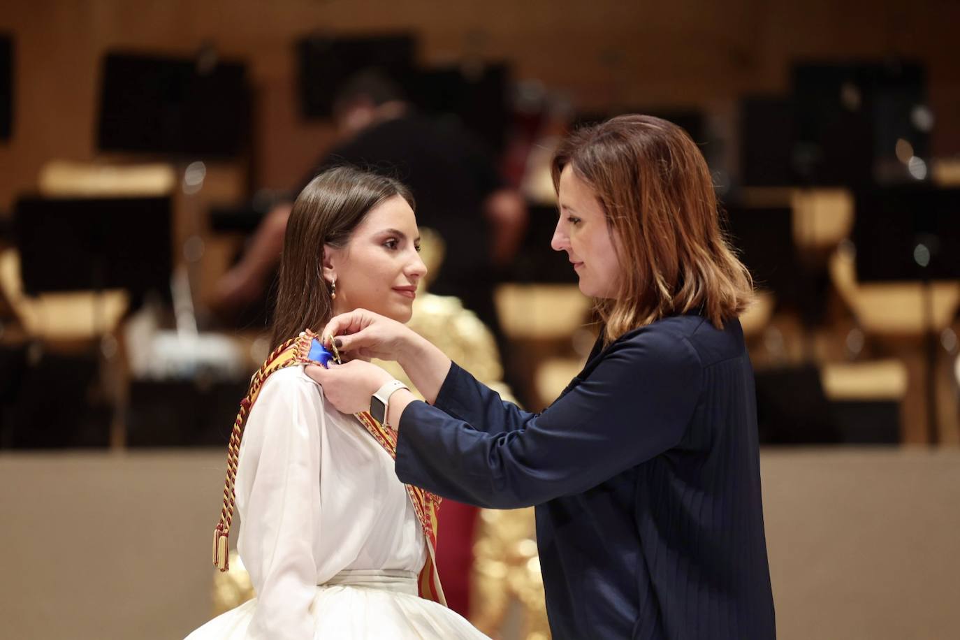 Ensayo de la exaltación de las falleras mayores de Valencia