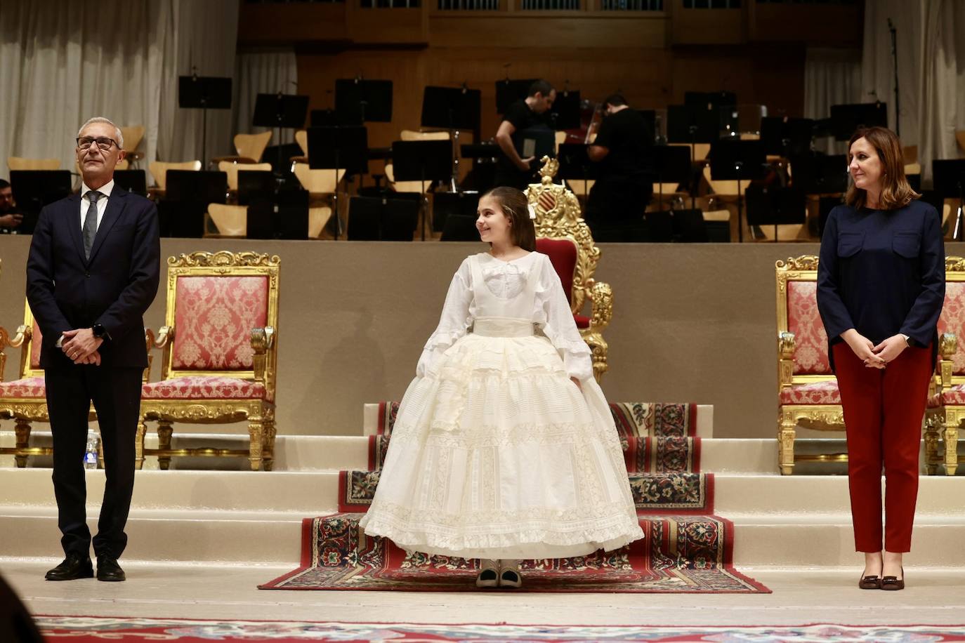 Ensayo de la exaltación de las falleras mayores de Valencia