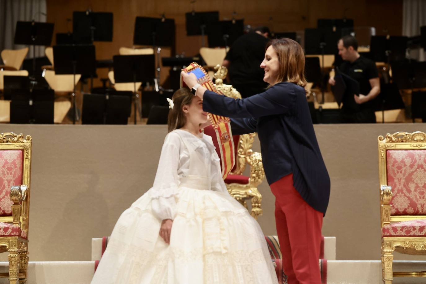 Ensayo de la exaltación de las falleras mayores de Valencia