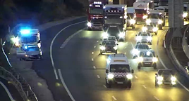 La A-7, a primera hora de este viernes.