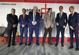 Gonzalo Zarranz, Antonio Pitera, Jesús García, Carlos Mazón, Manuel Nieto y Jesús Trelis.