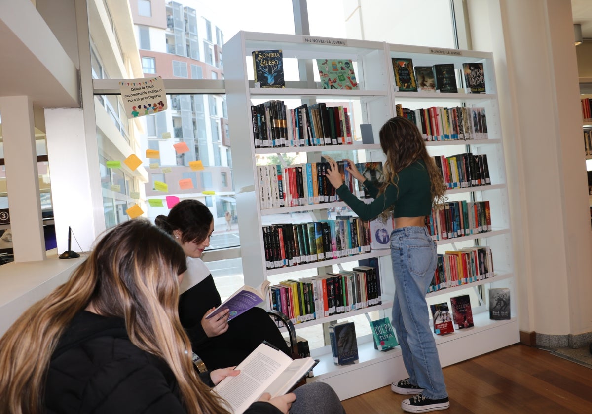 Instalaciones de la biblioteca.