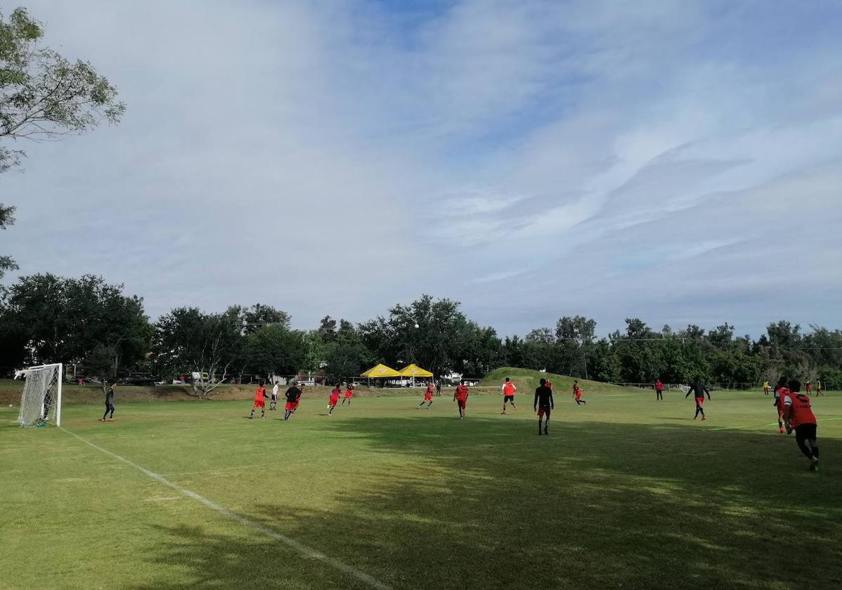 Un campo de fútbol en México, en una imagen de archivo.