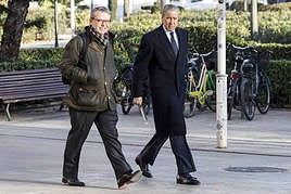 Eduardo Zaplana a su llegada