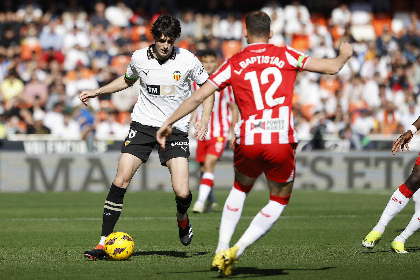 Las mejores imágenes del partido Valencia CF - Almería