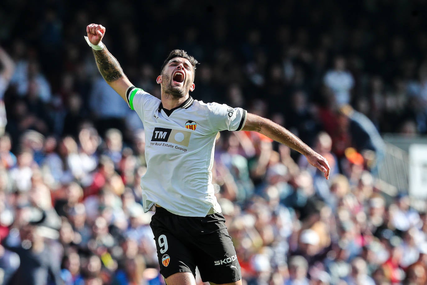 Las mejores imágenes del partido Valencia CF - Almería