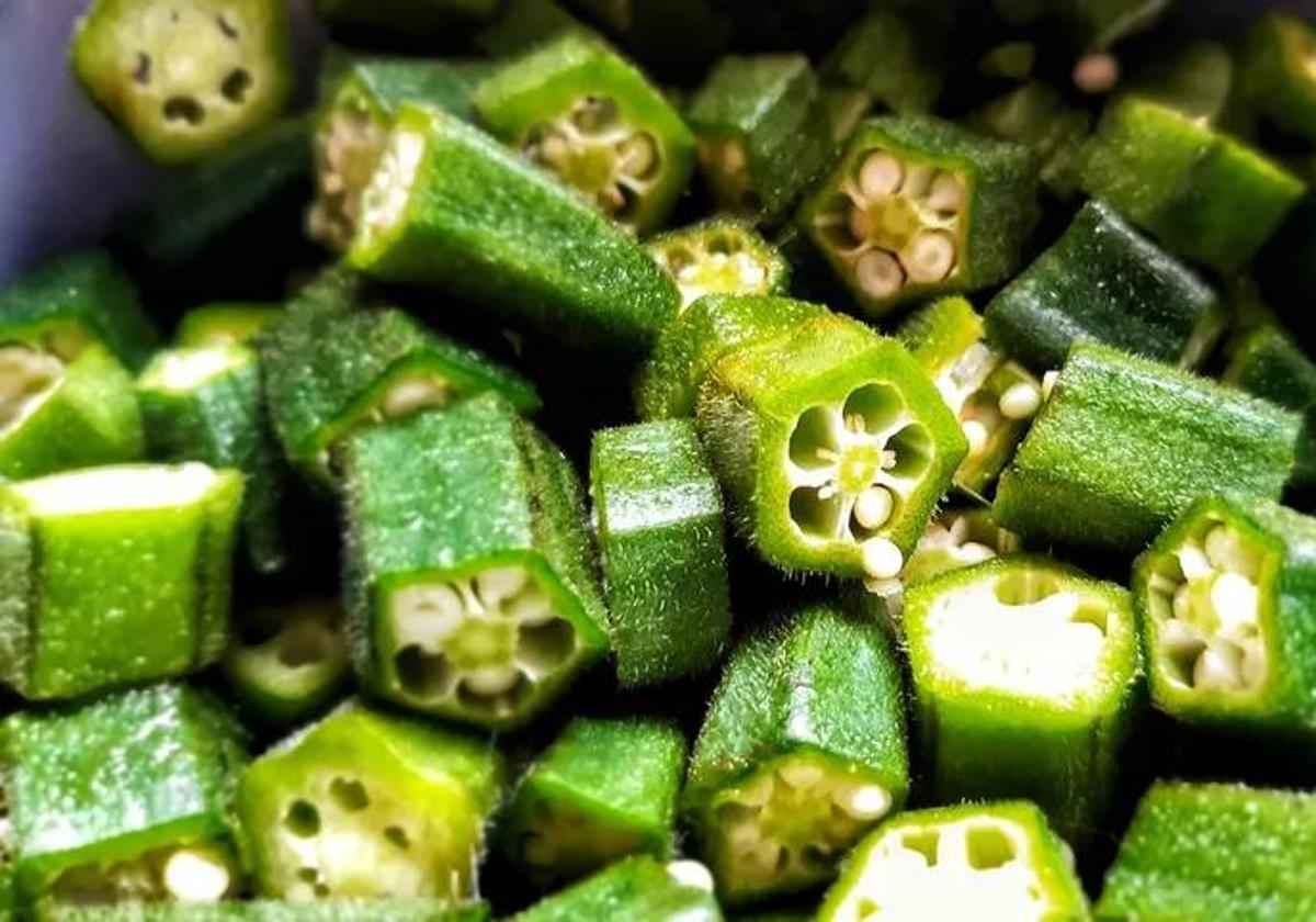 El quimbombó o la okra es natural de Asia.