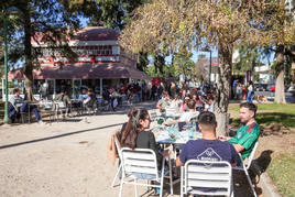 El kiosco La Pérgola es uno de los lugares más conocidos del barrio.