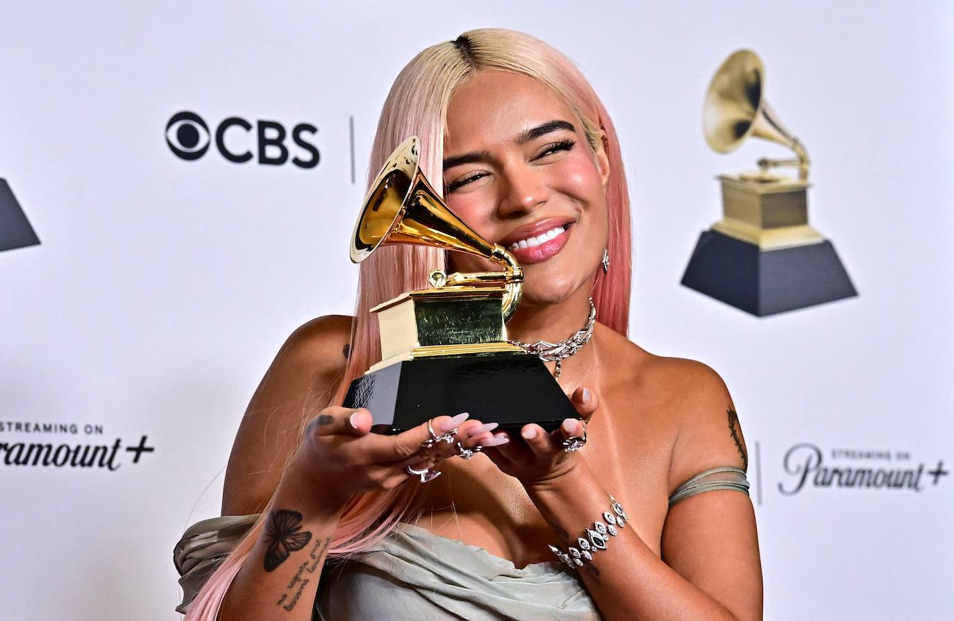 La alfombra roja de los premios Grammy 2024