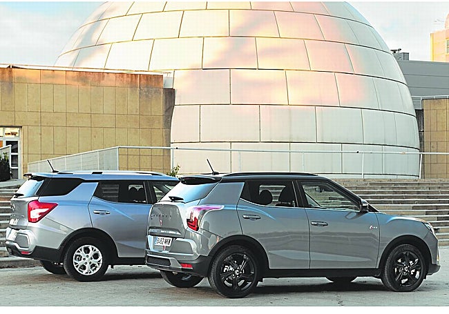 La trasera del Tivoli Grand es mucho más robusta y cuadrada que la del Tivoli ‘normal’.