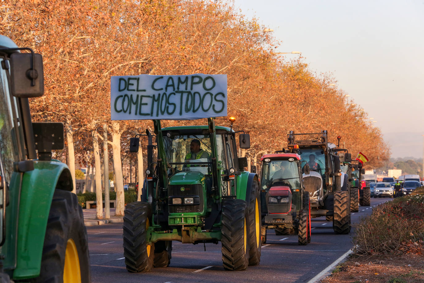 Fotos de la tractorada en Valencia y el resto de España