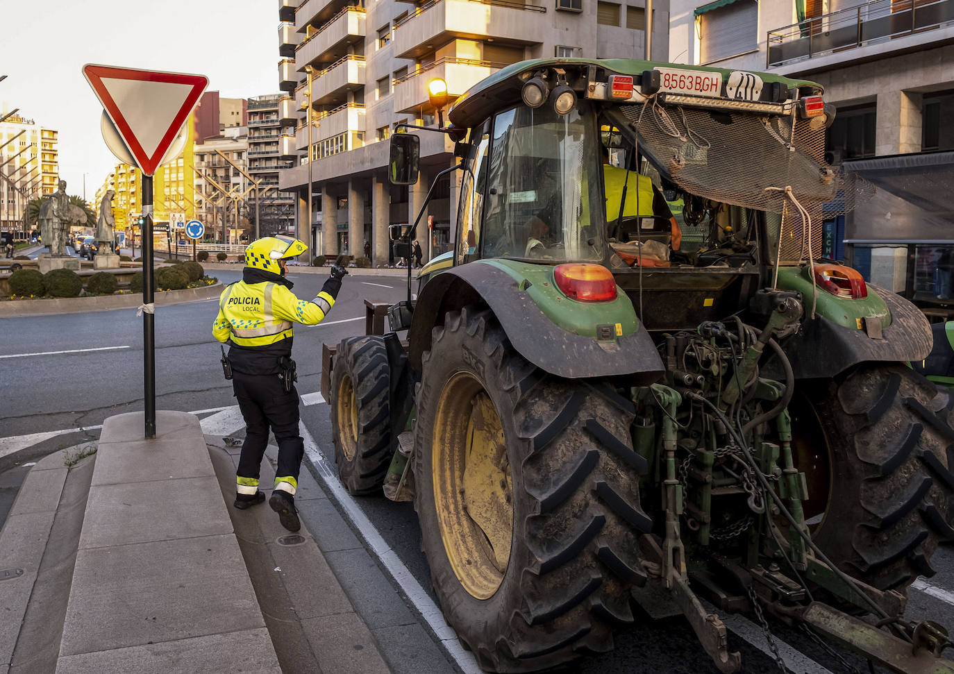 Fotos de la tractorada en Valencia y el resto de España