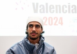 Mo Katir, en la presentación del Gran Premi Internacional de Valencia previsto para este miércoles